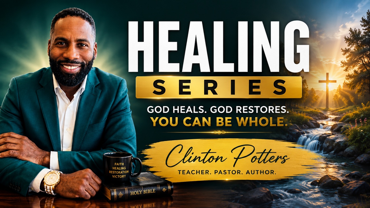 Healing Series: God heals, God restores, you can be whole.